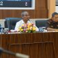 Inspektur I Jamwas Kejaksaan Agung saat melaksanakan inspeksi dan monitoring di Kejati Sumut (Foto/ist).