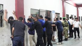Lapas Sibolga Gelar Razia Gabungan Bersama APH. (Foto/ist).