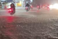 Sejumlah Titik di Kota Sibolga Terendam Banjir. (Foto/ist).