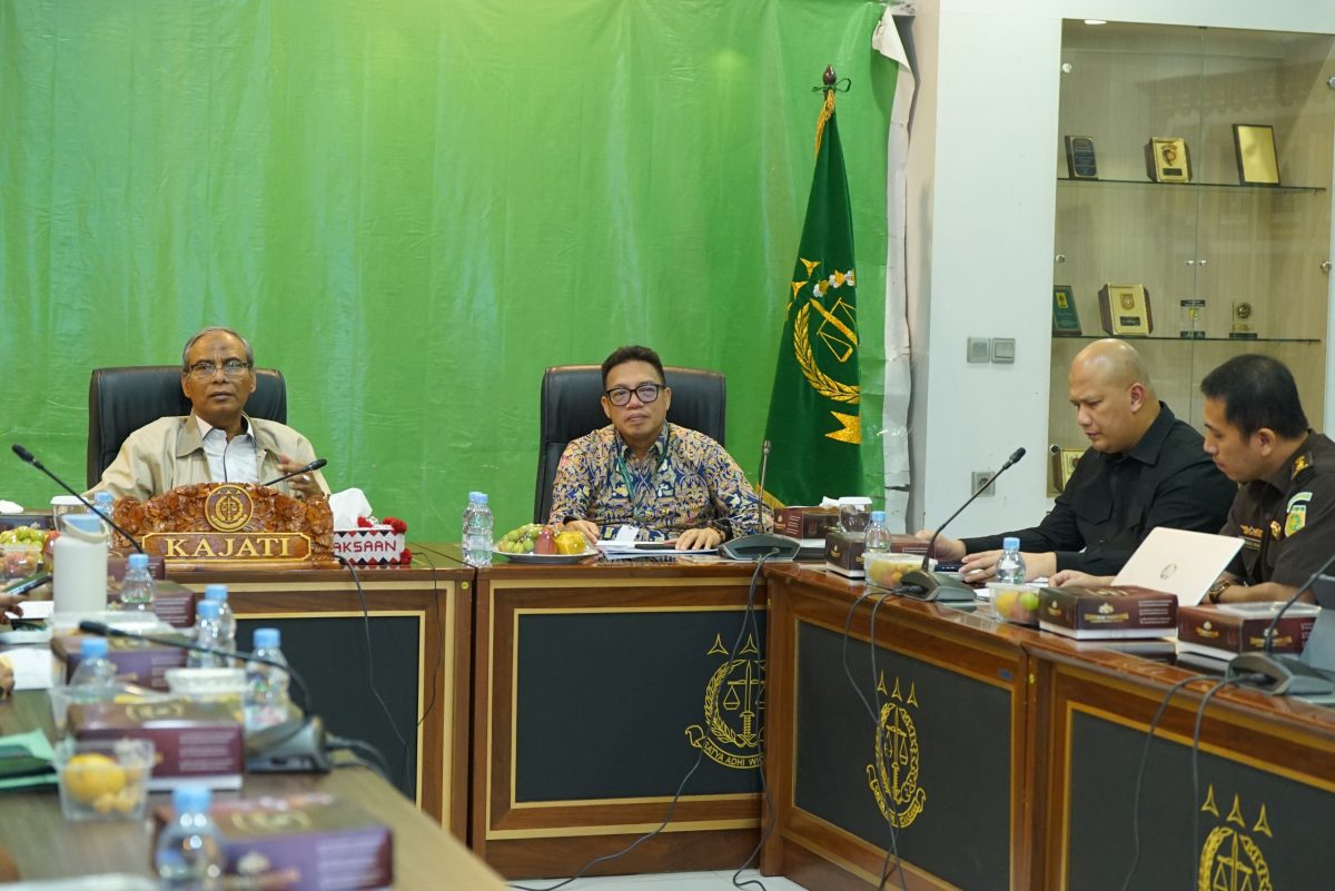 Kajati Sumut Pimpin Rapat Koordinasi Program Percepatan Peningkatan Tata Guna Air. (Foto/ist).