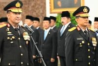 Pelantikan Jenderal Suyudi Ario Seto menjadi Kapolri. (Foto/ist).