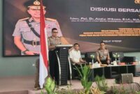 Irjen Pol. Dr. H. Andry Wibowo, S.I.K., M.H., M.Si., dalam kegiatan pembelajaran bagi 300 peserta didik di Pusat Pendidikan dan Pelatihan Reserse Kriminal Polri, Kabupaten Bogor, Rabu (21/10/2026). Foto/ist.