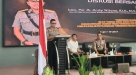 Irjen Pol. Dr. H. Andry Wibowo, S.I.K., M.H., M.Si., dalam kegiatan pembelajaran bagi 300 peserta didik di Pusat Pendidikan dan Pelatihan Reserse Kriminal Polri, Kabupaten Bogor, Rabu (21/10/2026). Foto/ist.