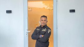 Direktur Kantor Hukum Pelita Konstitusi Medan, Dongan Nauli Siagian, S.H., M.H., memberikan keterangan terkait penanganan perkara Aiptu DWS di Polres Padang Sidimpuan.